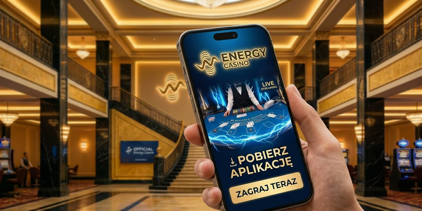 Blackjack na żywo w aplikacji mobilnej Energy Casino